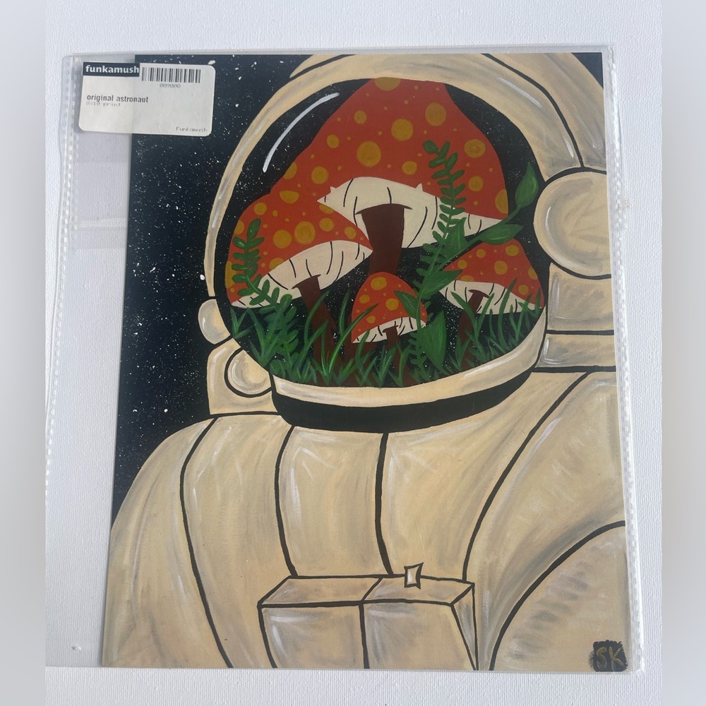 11X14 Original Astronaut Art Print - Picture 2 of 4